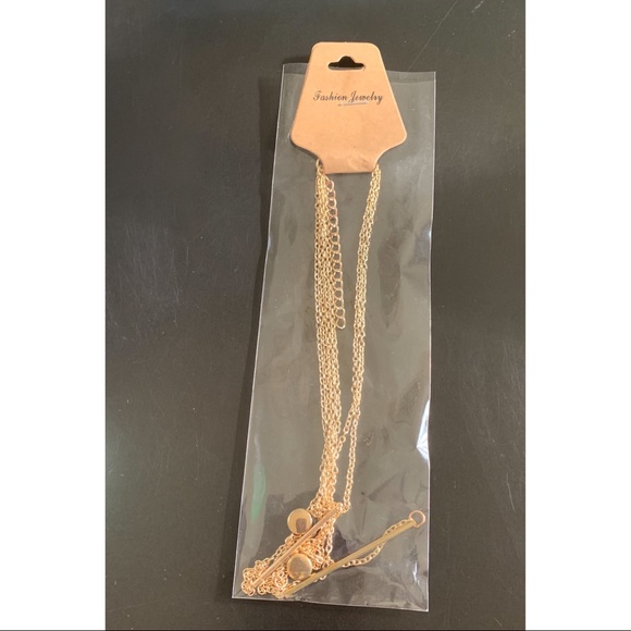 GOLDEN THREADS 3 LAYER GOLD DAINTY CHOKER - Picture 5 of 5